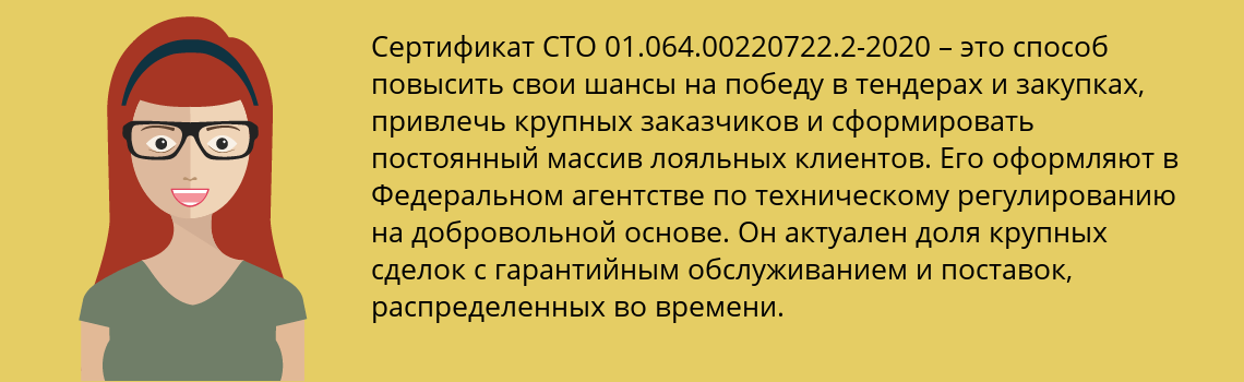 Получить сертификат СТО 01.064.00220722.2-2020 в Лесосибирск